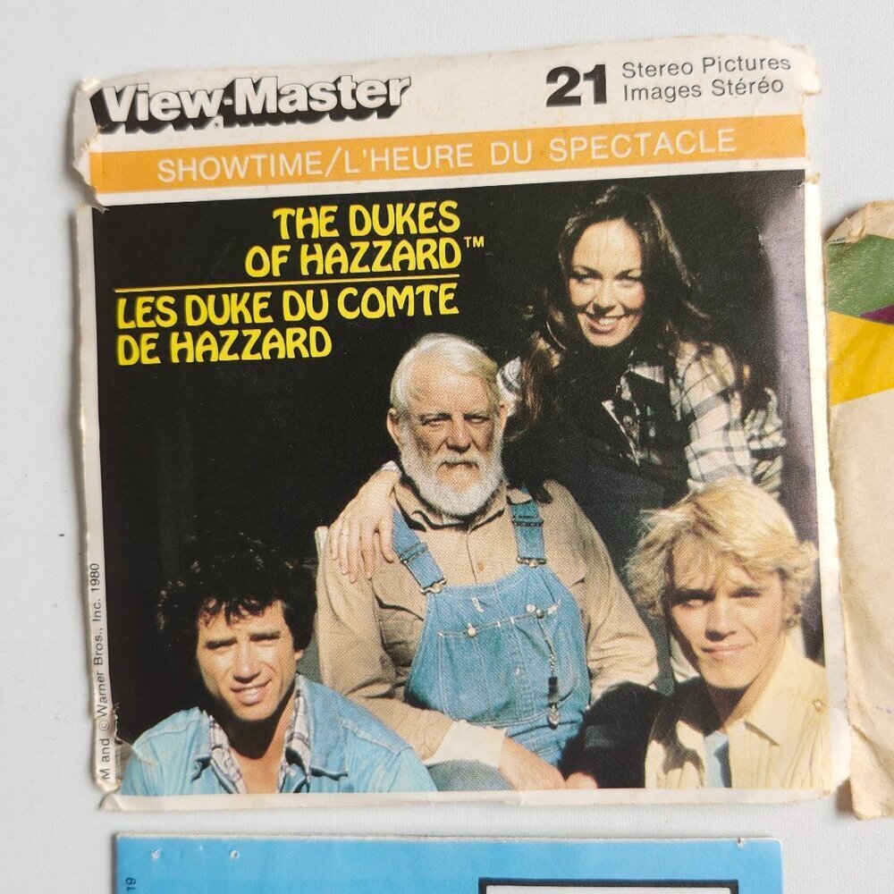 VINTAGE The Dukes of Hazard View Master Reels and Storybook 1980 Complete